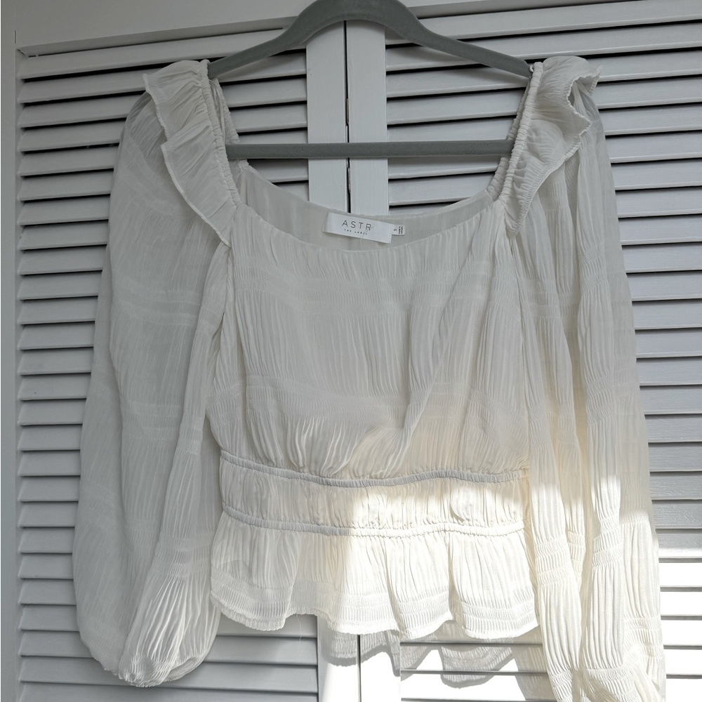ASTR ivory blouse size small